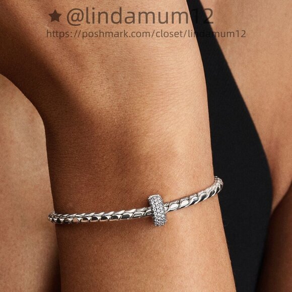 Pandora Pavé Clip Charm - Picture 4 of 6